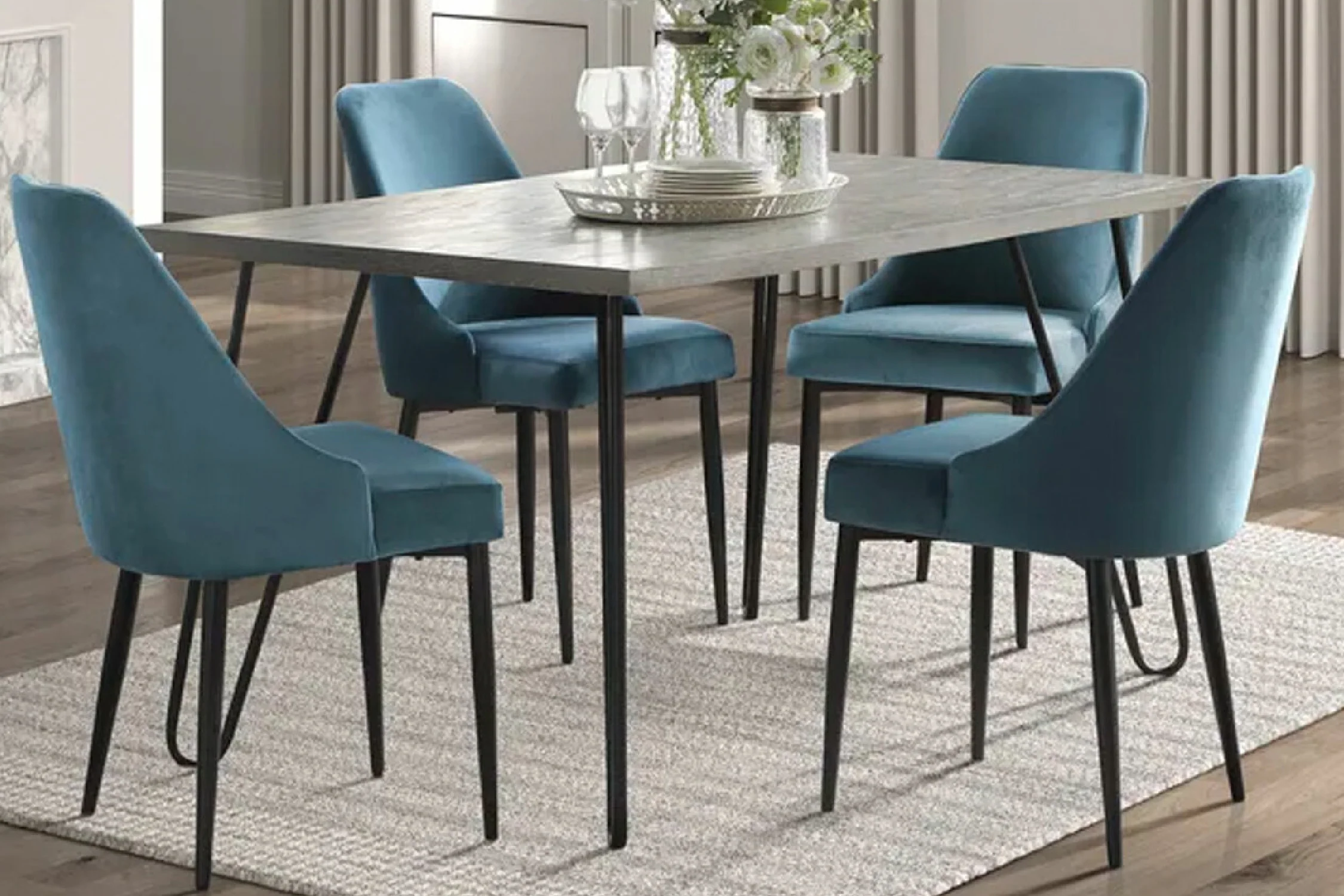 Keene Mesa de Comedor con 4 Sillas - Image 3